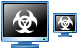 Computer virus icon