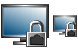 Locked computer icon