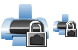 Locked printer icon