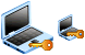 Secure notebook icon