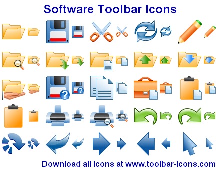 Software Toolbar Icons 2011.1 screenshot