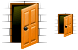 Open door icons