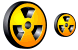 Radiation 3D icon