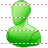 Green user icon