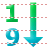 Sorting 1-9 icon