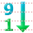 Sorting 9-1 icon
