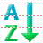 Sorting A-Z icon